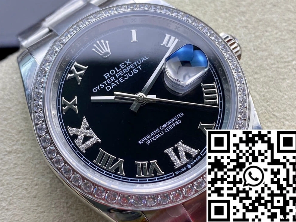 Bezel 36MM Diamond-set EW Factory Rolex Datejust 0305